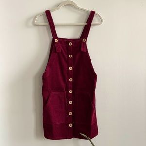 Corduroy Button Dress
